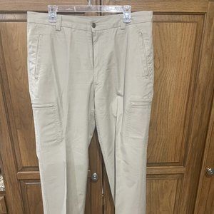 TURNBURY * Men's Cargo Casual Pants * Size 36 x 29 Flat Front